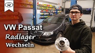 VW Passat 3C B6 Radlager wechseln  Change wheel bearing  VitjaWolf  Tutorial  HD [upl. by Reemas936]