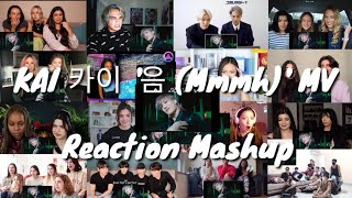 KAI 카이 음 Mmmh MV  Reaction Mashup [upl. by Hamehseer328]