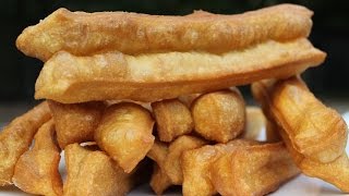 油条 YOU TIAO  Chinese fried breadstick  Patongko  Morgane Recipes [upl. by Maxie993]