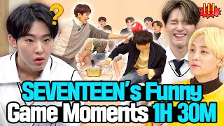 SEVENTEENs Hilarious Game Moments Compilation in 1H 30M 🤣 [upl. by Austine]