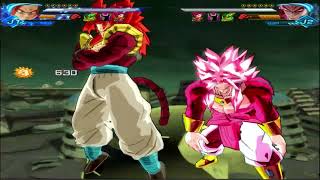 Gogeta SSJ4 vs Broly SSJ4 EPIC BATTLE Dragon Ball Z Budokai Tenkaichi 4 [upl. by Nylsirk690]