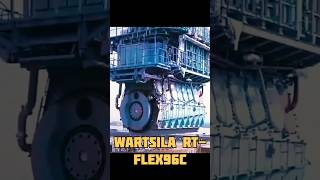 Most Powerful Ship Engine।। Wartsila RT Flex96C।। dieselengine containership [upl. by Magdalena530]