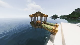 Minecraft  How To Build a Gazebo  Easy Tutorial 2 [upl. by Meihar]