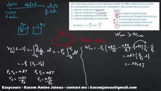 15  Exercice 4 Globale  Thermodynamique SMPC [upl. by Avevoneg]