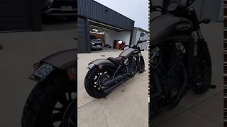 2018 Indian Scout Bobber  Bassani Exhaust [upl. by Aita]