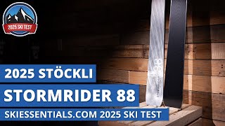 2025 Stockli Stormrider 88  SkiEssentialscom Ski Test Review [upl. by Gobert]