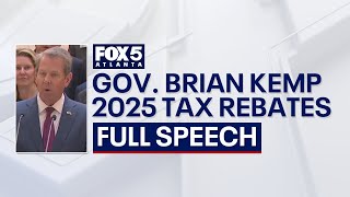 Georgia 2025 tax rebate full press conference  FOX 5 News [upl. by Agon605]