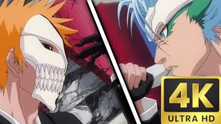 Ichigo vs Grimmjow Third Fight English Subbed 2160p 60FPS [upl. by Lorou168]