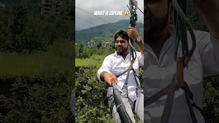 Awesome Zip Line zipline solangvalley manali shorts ytshort [upl. by Brindell107]