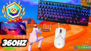 Apex Pro TKL ASMR🤩 Cash Cup 💰 Satisfying Keyboard Fortnite 360 FPS Smooth 4K [upl. by Auot]