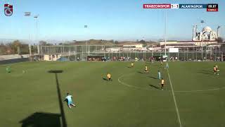 U19 Elit Ligi 11 Hafta  Trabzonspor  Alanyaspor [upl. by Tsepmet]