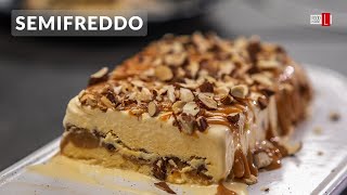 Almond Dulce de Leche and Salt Flakes Semifreddo  Food Channel L  A New Recipe Every Day [upl. by Graehme]