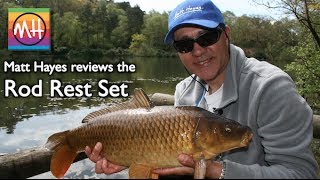 Matt Hayes talks about his Adventure Rod Rest set  suitable for floatfishing and legering [upl. by Robina]