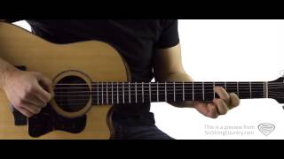 Bottoms Up  Guitar Lesson and Tutorial  Brantley Gilbert [upl. by Evonne]