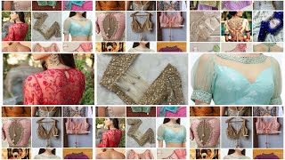 100 Party wear blouse designs  latest 2024 Designer blouses [upl. by Aleusnoc]