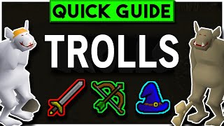 OSRS Troll Slayer Guide  Ice Troll Variant  Quick Guide 2022 [upl. by Dayiz641]