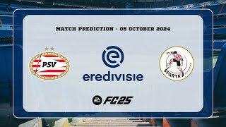 PSV Eindhoven vs Sparta Rotterdam  Prediction  202425 Eredivisie  EA FC 25 [upl. by Dorraj]