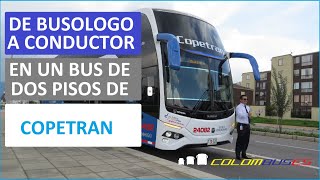 De 📷 BUSOLOGO a 👨‍✈️CONDUCTOR en un 🚌 BUS DOBLE PISO de COPETRAN [upl. by Friedlander]