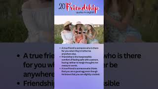 20 Friendship quotes in English [upl. by Doykos778]