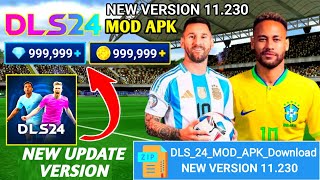 Dls 2024 mod apk unlimited money and gems  Dls 24 hack  Dls 24 New Update version 11230 [upl. by Akamaozu]