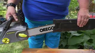 Yardworks 40V Cordless Chainsaw  LeighAnnes Testimonial [upl. by Goles]