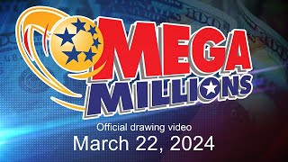 Mega Millions drawing for March 22 2024 [upl. by Jecoa]