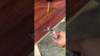 Fastest Way to Install Hinges woodworking doorhinges diy [upl. by Tsuda]