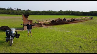 NAVIO DO SÉCULO XVIIIXIX APARECE COM A SECA HISTÓRICA DO RIO NEGRO [upl. by Sara]