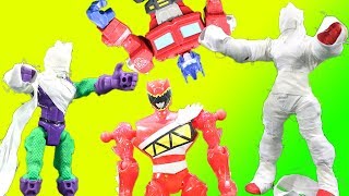 Super Hero Masher Halloween Mummy Magic with Power Rangers Transformers and Marvel Heroes [upl. by Yadrahs]