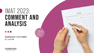 IMAT 2023 Comment and Analysis [upl. by Natsirhc189]