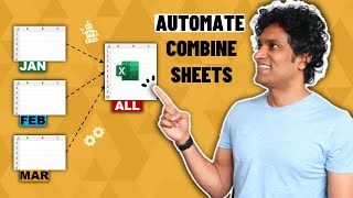 AWESOME Excel trick to combine data from multiple sheets [upl. by Hastie]