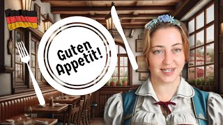 40 German Restaurant Phrases to Order Food and Drinks [upl. by Jordison915]