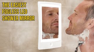 The Easiest Fogless LED Shower Mirror [upl. by Kerman]