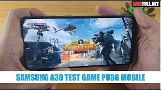 Samsung A30  Gaming Test PUBG Mobile [upl. by Nylasor]