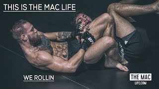 Conor McGregor rolling with Dillon Danis and Coach Kavanagh TheMacLife [upl. by Helbonnah506]