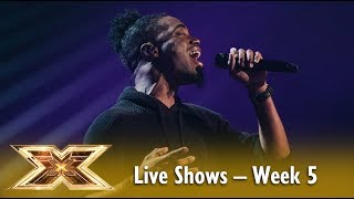 Dalton Harris sings Listen by Beyonce 😲 Live Shows Week 5  The X Factor UK 2018 [upl. by Kenley]