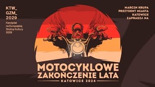 Motocyklowe Zakończenie Lata 2024 😃 Katowice part 1 [upl. by Asihtal]