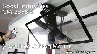 Boost Industries CM2355M Motorized Flip Down TV Ceiling Mount [upl. by Iruam]