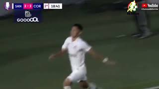 LOS GOLES DE MIGUEL TERCEROS EN LA FINAL SANTOS SE CONSAGRO CAMPEÓN SUB 20🏆 [upl. by Barret]