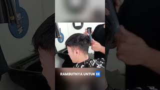 Langkah Pembagian Rambut  Parting sebelum mencukur [upl. by Aiden]