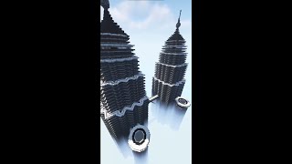 MINECRAFT BUILD  Petronas Twin Towers KLCC [upl. by Yeltihw]