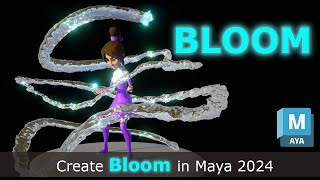 Create Stunning Bloom Renders in Maya 2024  Bloom Vignette amp Fog Effects Tutorial [upl. by Natam]