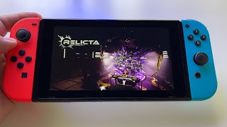 Relicta 1  Nintendo Switch V2 handheld gameplay [upl. by Enoved663]