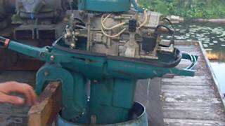 Neptun 23hp Soviet outboard motor Made in 1979 Video2  Idle run [upl. by Arhoz492]