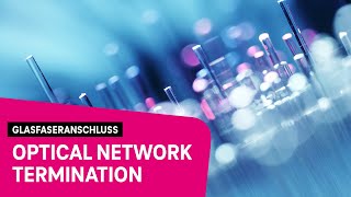 Am Ende der Glasfaser steht der ONT Optical Network Termination [upl. by Birchard]