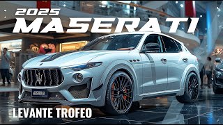 Unleash the Beast 2025 Maserati Levante Trofeo Review  FerrariPowered Luxury [upl. by Bard]