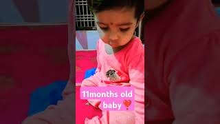 Dakshita turned 11 months old on 5th November 🥰ytshorts shorts dakshitagupta [upl. by Cooperman]