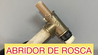 como fazer tarraxa de abrir rosca em cano PVC como fazer chave de fazer rosca em cano PVC caseiro [upl. by Renat187]