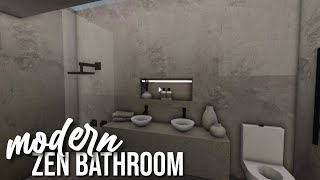 ROBLOX  Welcome to Bloxburg Modern Zen Bathroom [upl. by Hoxie]