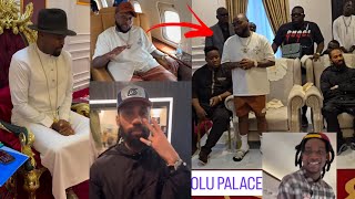 Davido Visit the Olu of Warri Palace with Phyno Shallipopi Cubana Chief Priest for the first Time [upl. by Nnor]